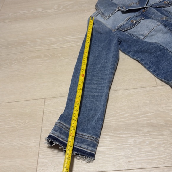 Chico's Blue Denim Jacket Relaxed Fit - Picture 7 of 9